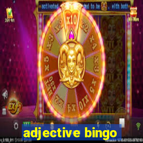 adjective bingo