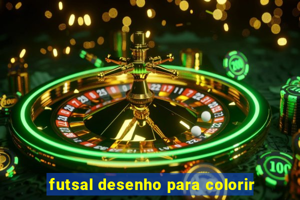 futsal desenho para colorir