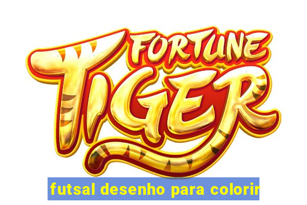 futsal desenho para colorir