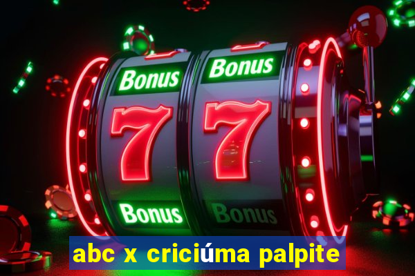 abc x criciúma palpite