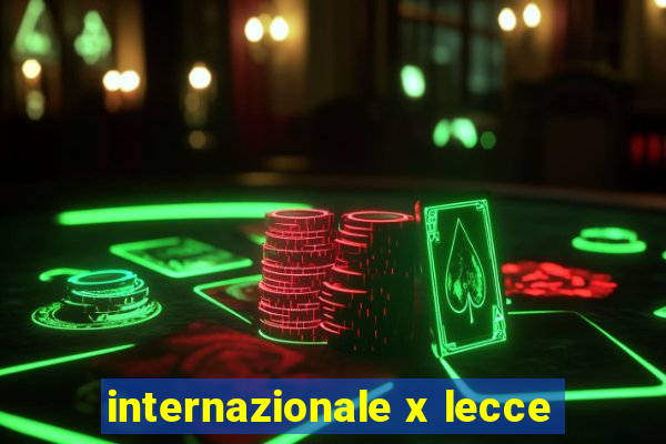 internazionale x lecce