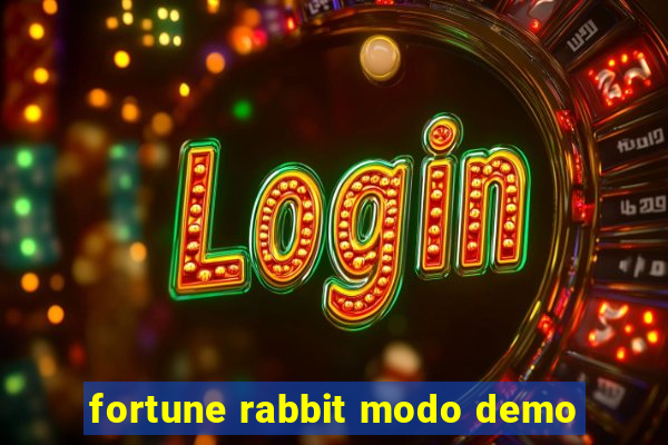 fortune rabbit modo demo