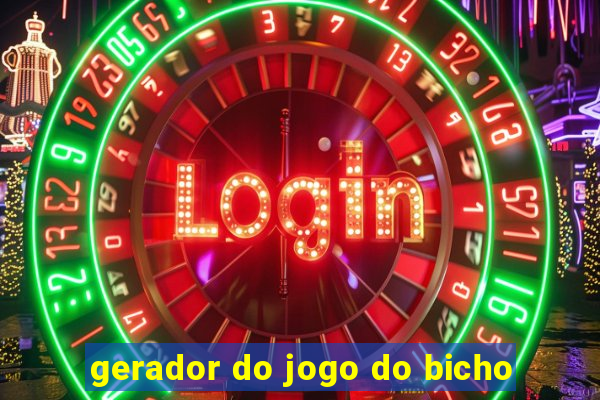 gerador do jogo do bicho