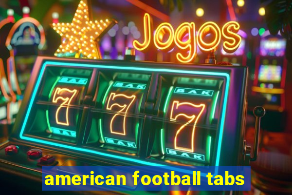 american football tabs