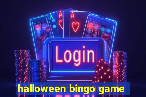 halloween bingo game