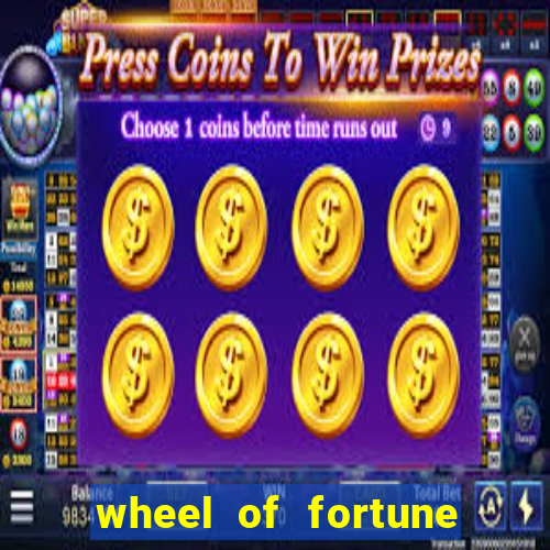 wheel of fortune slots machine