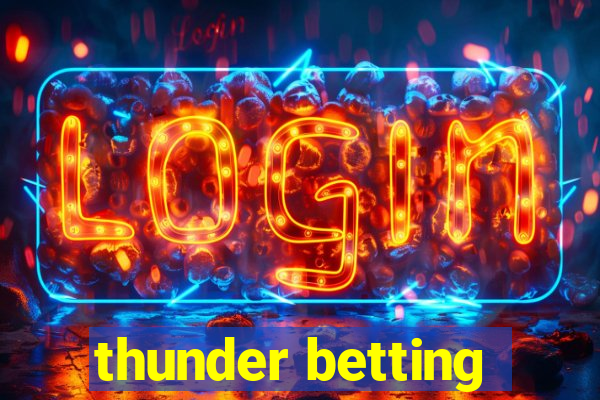 thunder betting