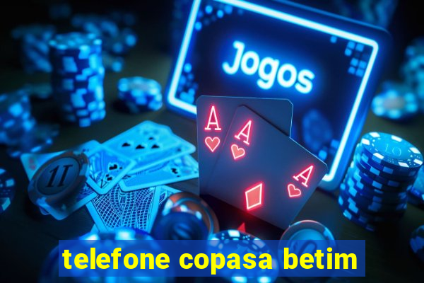 telefone copasa betim