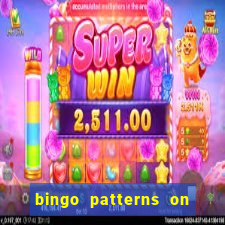 bingo patterns on slot machines