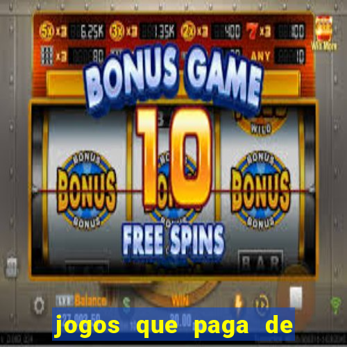 jogos que paga de verdade pelo pix