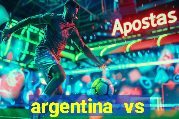 argentina vs colombia ao vivo