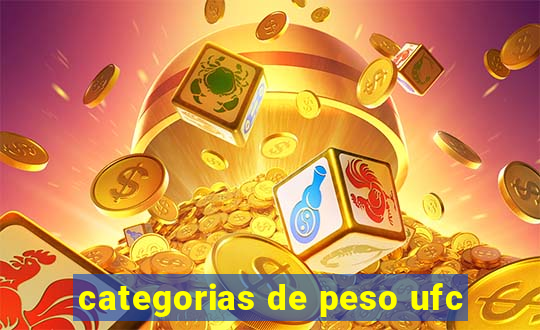 categorias de peso ufc