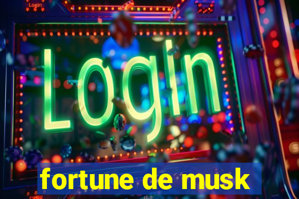 fortune de musk