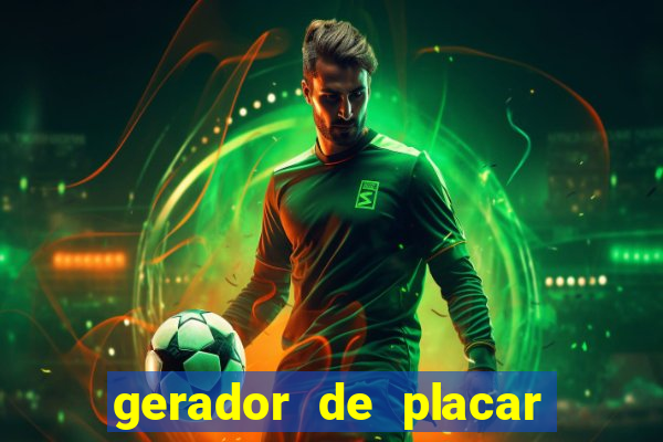 gerador de placar de futebol