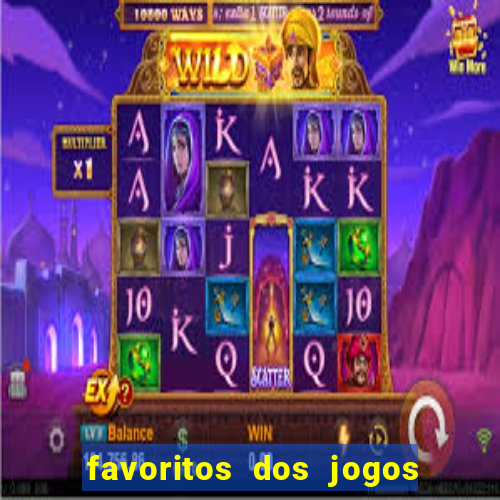 favoritos dos jogos de hoje do brasileir?o