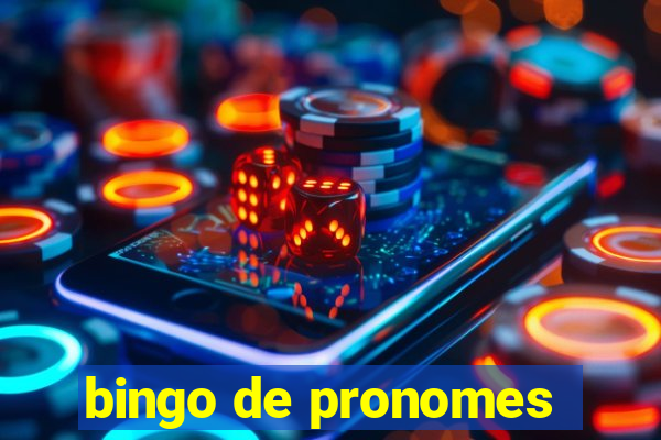 bingo de pronomes