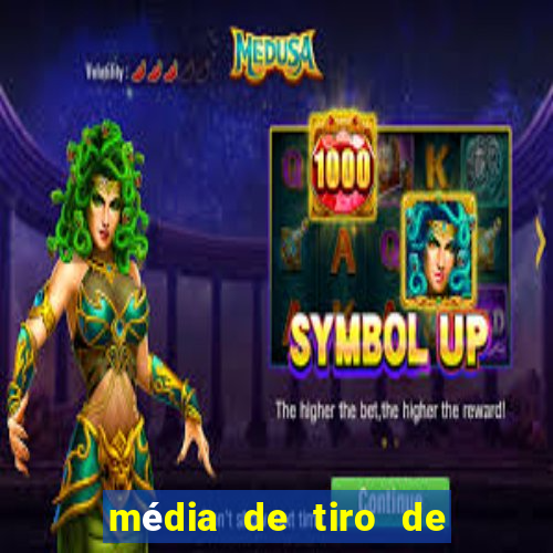 média de tiro de meta por jogo