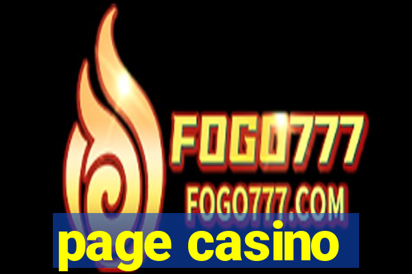 page casino