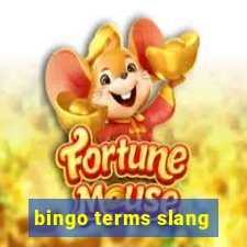 bingo terms slang