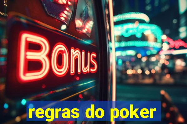 regras do poker