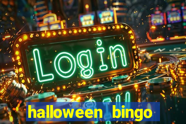 halloween bingo games for kids