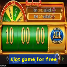 slot game for free