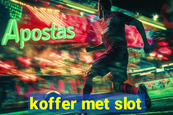 koffer met slot