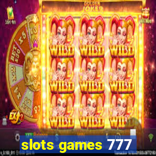 slots games 777