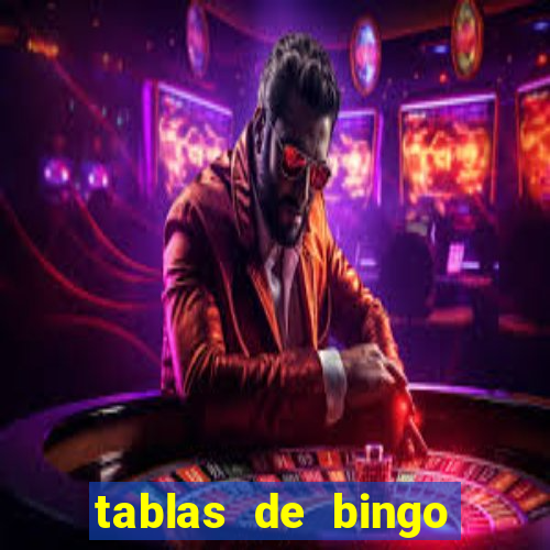 tablas de bingo para imprimir en excel