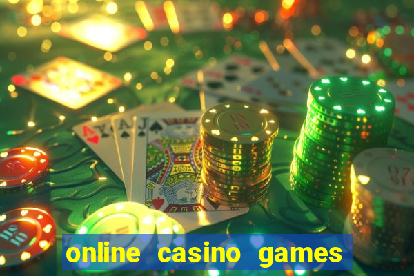 online casino games real money