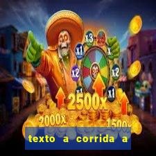 texto a corrida a lagarta lili