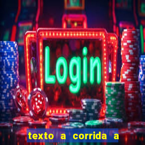 texto a corrida a lagarta lili