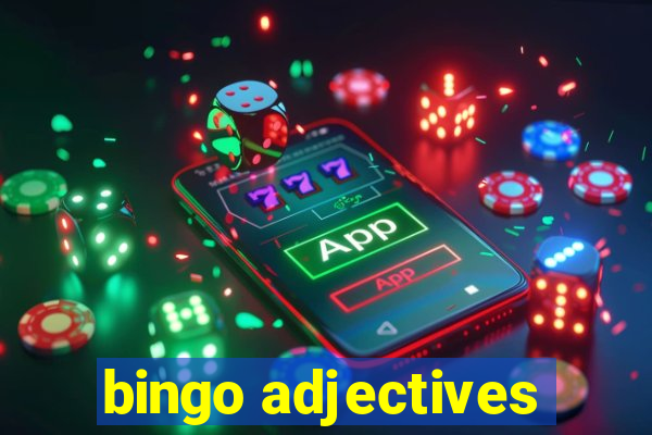 bingo adjectives