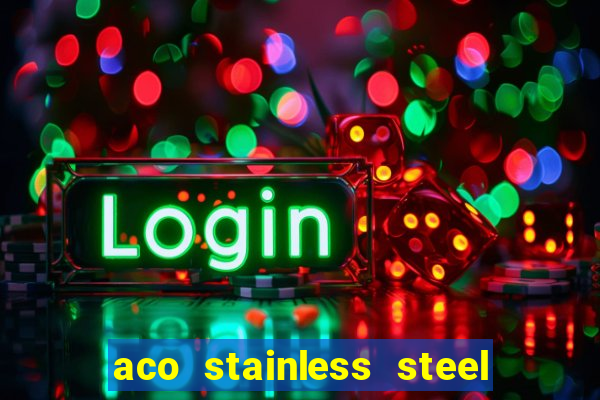 aco stainless steel slot drain