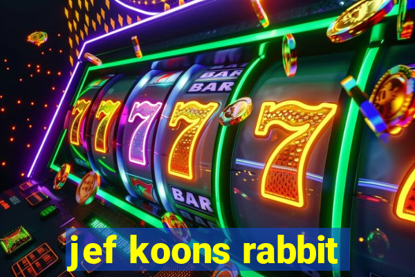 jef koons rabbit