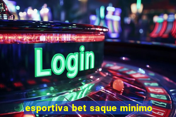 esportiva bet saque minimo