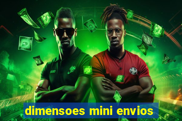 dimensoes mini envios