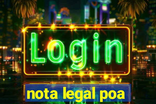 nota legal poa