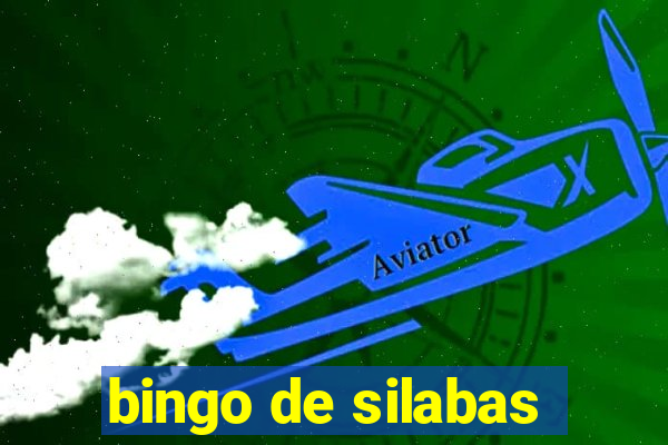 bingo de silabas