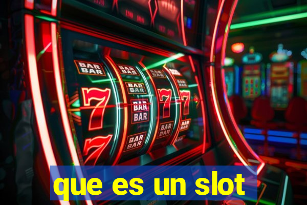 que es un slot