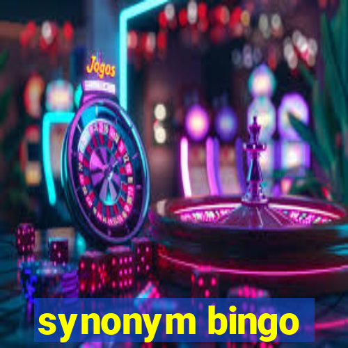 synonym bingo