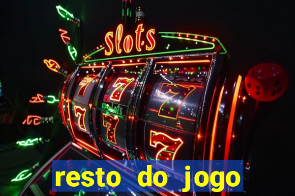 resto do jogo placar atual