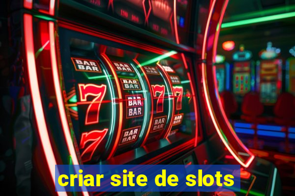 criar site de slots