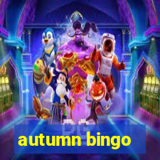 autumn bingo