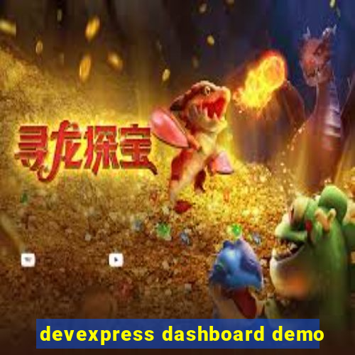 devexpress dashboard demo