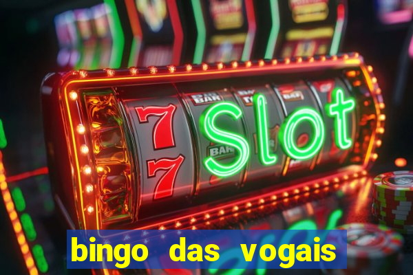 bingo das vogais colorido para imprimir