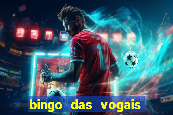 bingo das vogais colorido para imprimir