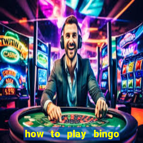 how to play bingo for money