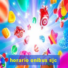 horario onibus sjc