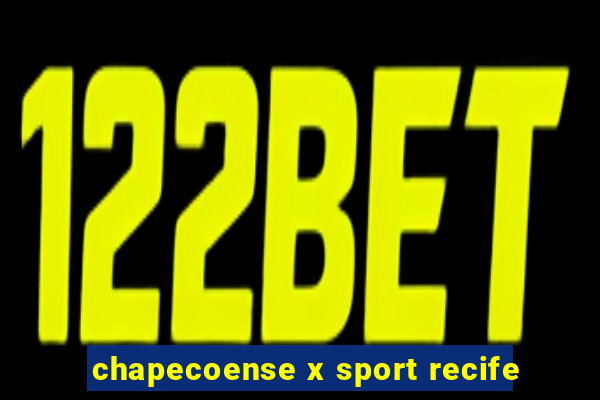 chapecoense x sport recife